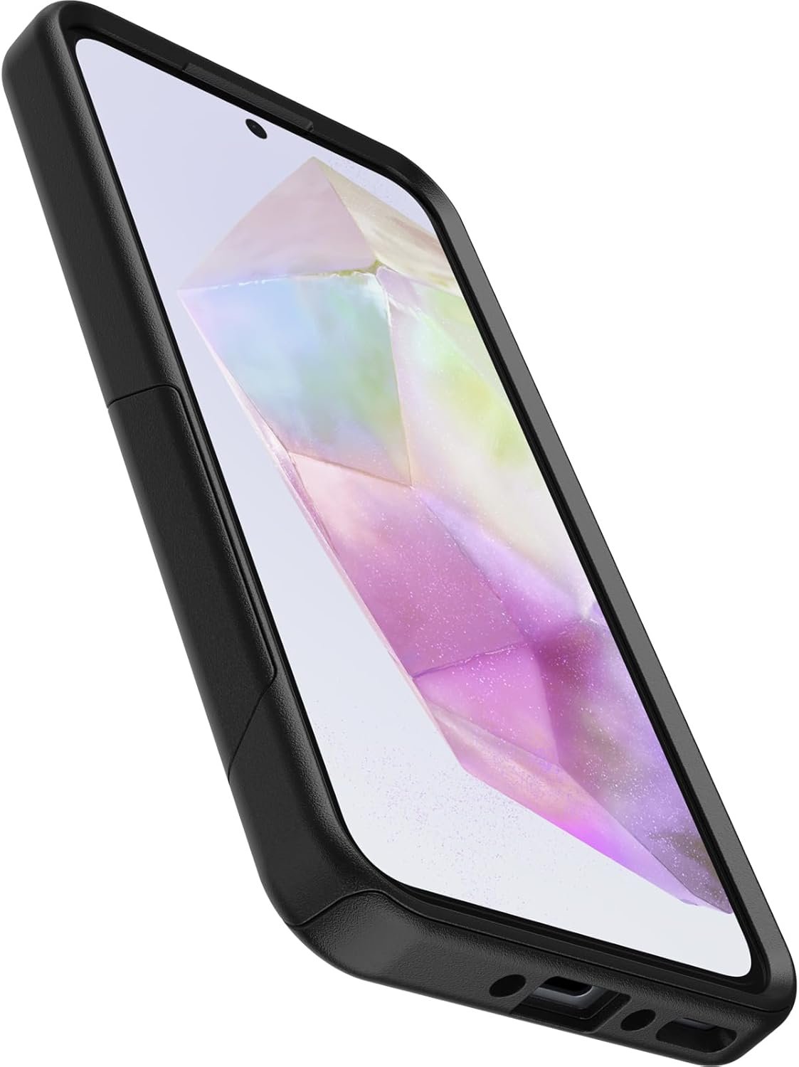 OtterBox Samsung Galaxy A35 Commuter Series Lite Case - Black, Slim & Tough, Pocket-Friendly, with Open Access to Ports and Speakers (no Port Covers), - Image 3