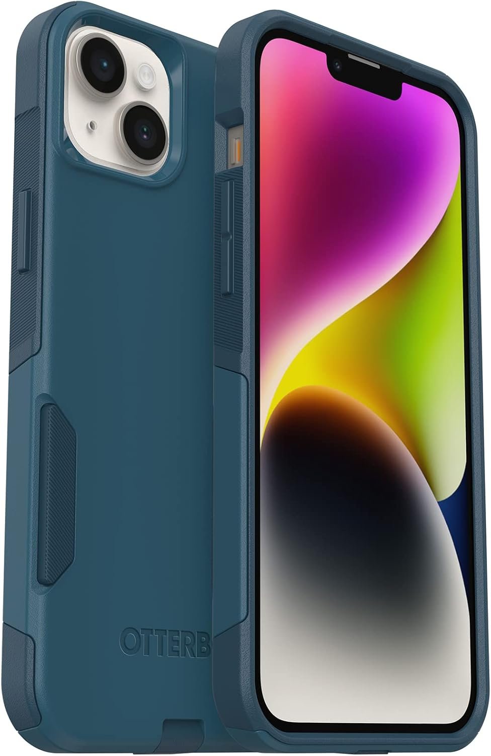OtterBox iPhone 14 Plus Commuter Series Case - Dont BE Blue (Blue), Slim & Tough, Pocket-Friendly, with Port Protection - Image 2