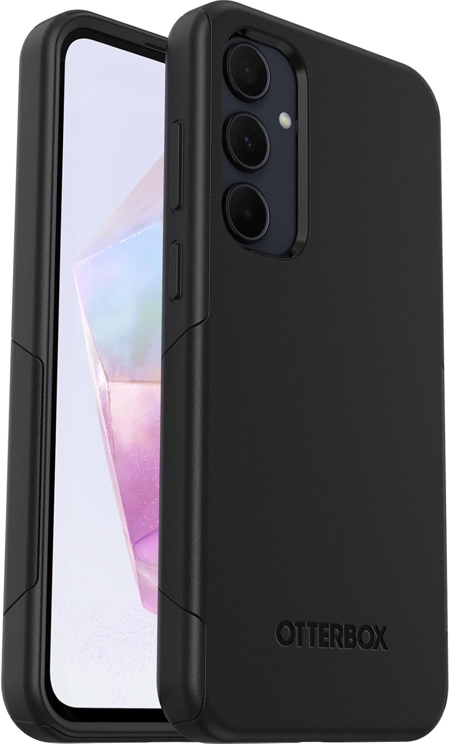 OtterBox Samsung Galaxy A35 Commuter Series Lite Case - Black, Slim & Tough, Pocket-Friendly, with Open Access to Ports and Speakers (no Port Covers), - Image 4